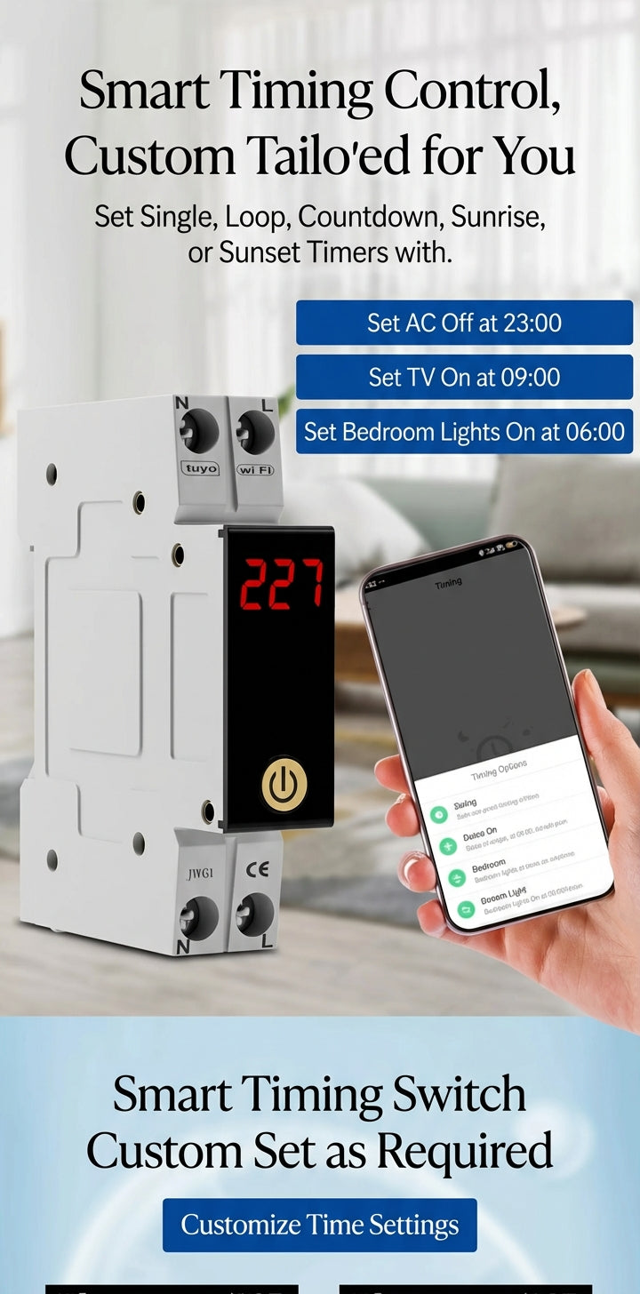 Smart WiFi Circuit Breaker & Energy Monitor