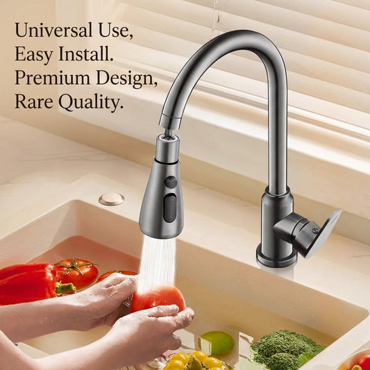 Premium 360° Swivel Kitchen Faucet Sprayer Attachment