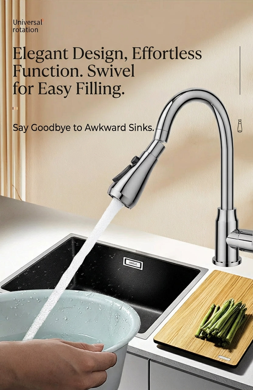 Premium 360° Swivel Kitchen Faucet Sprayer Attachment