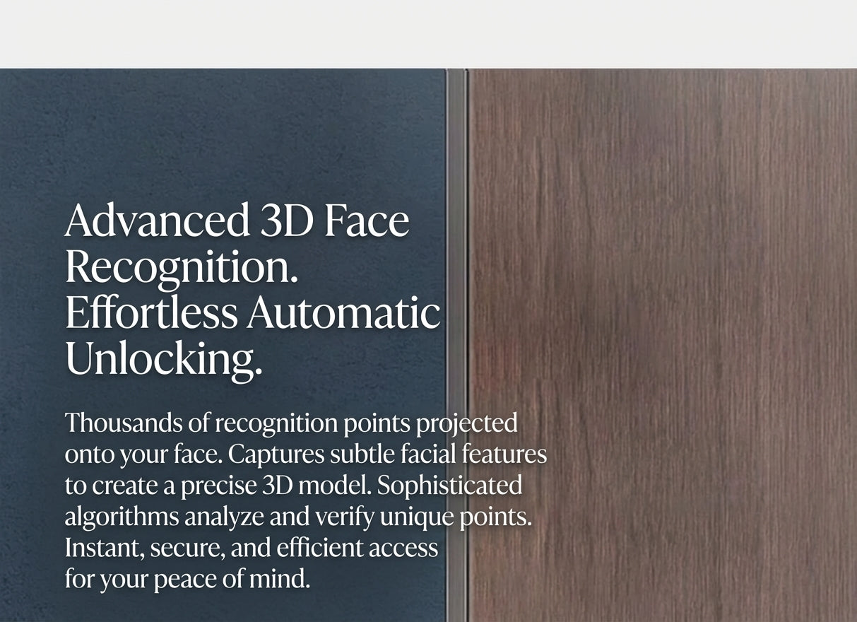 3D Face Recognition Smart Door Lock with Video Display