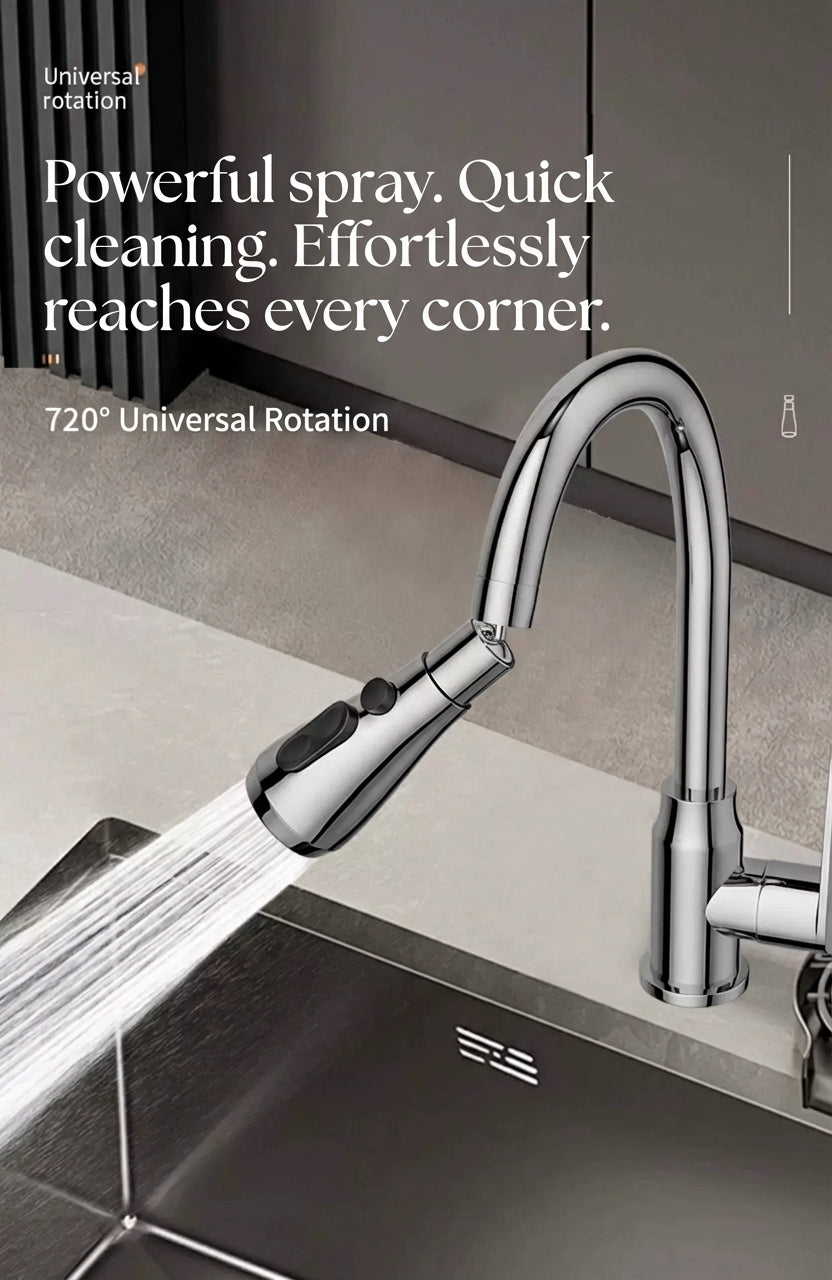 Premium 360° Swivel Kitchen Faucet Sprayer Attachment