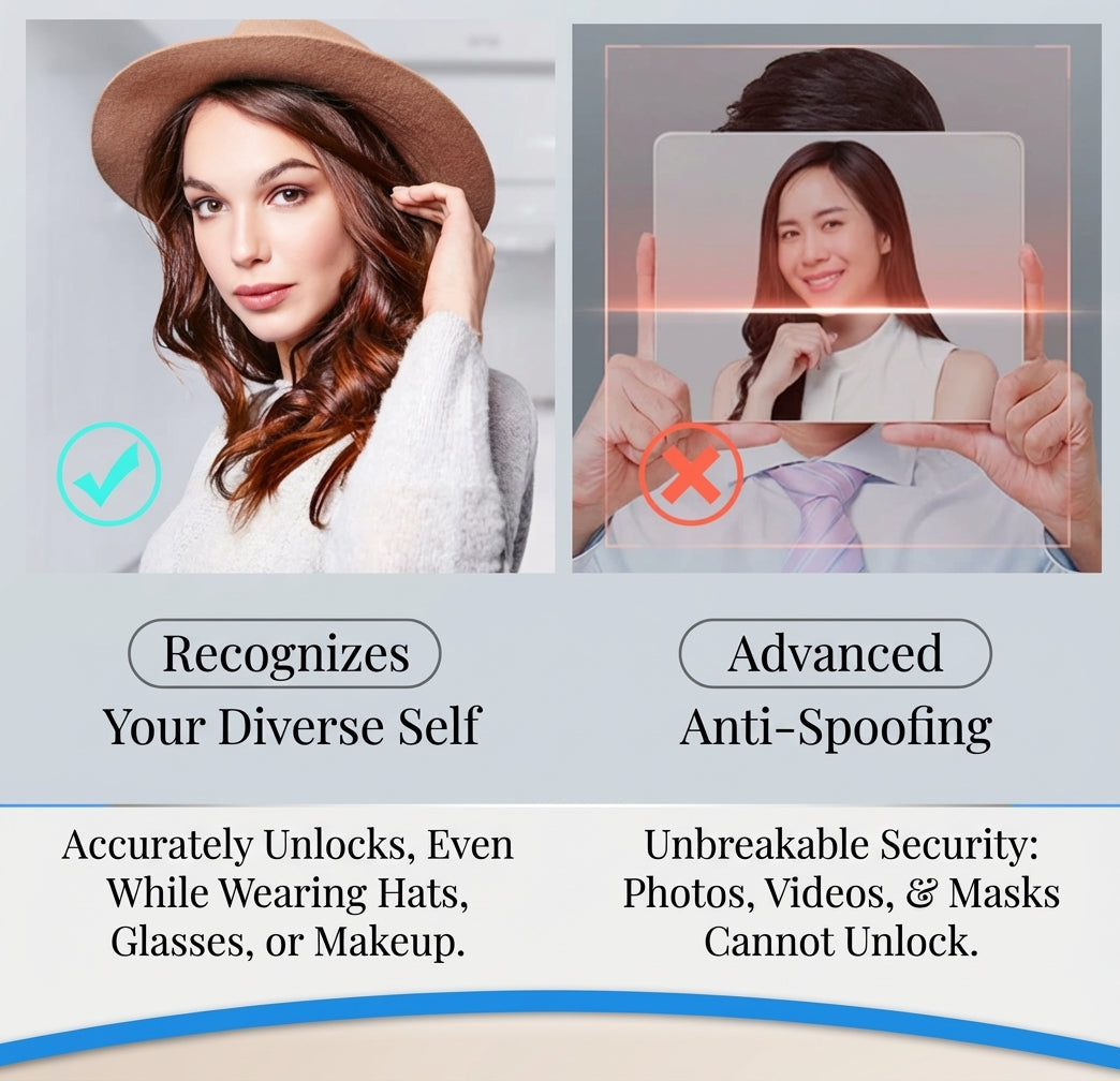 3D Face Recognition Smart Door Lock with Video Display