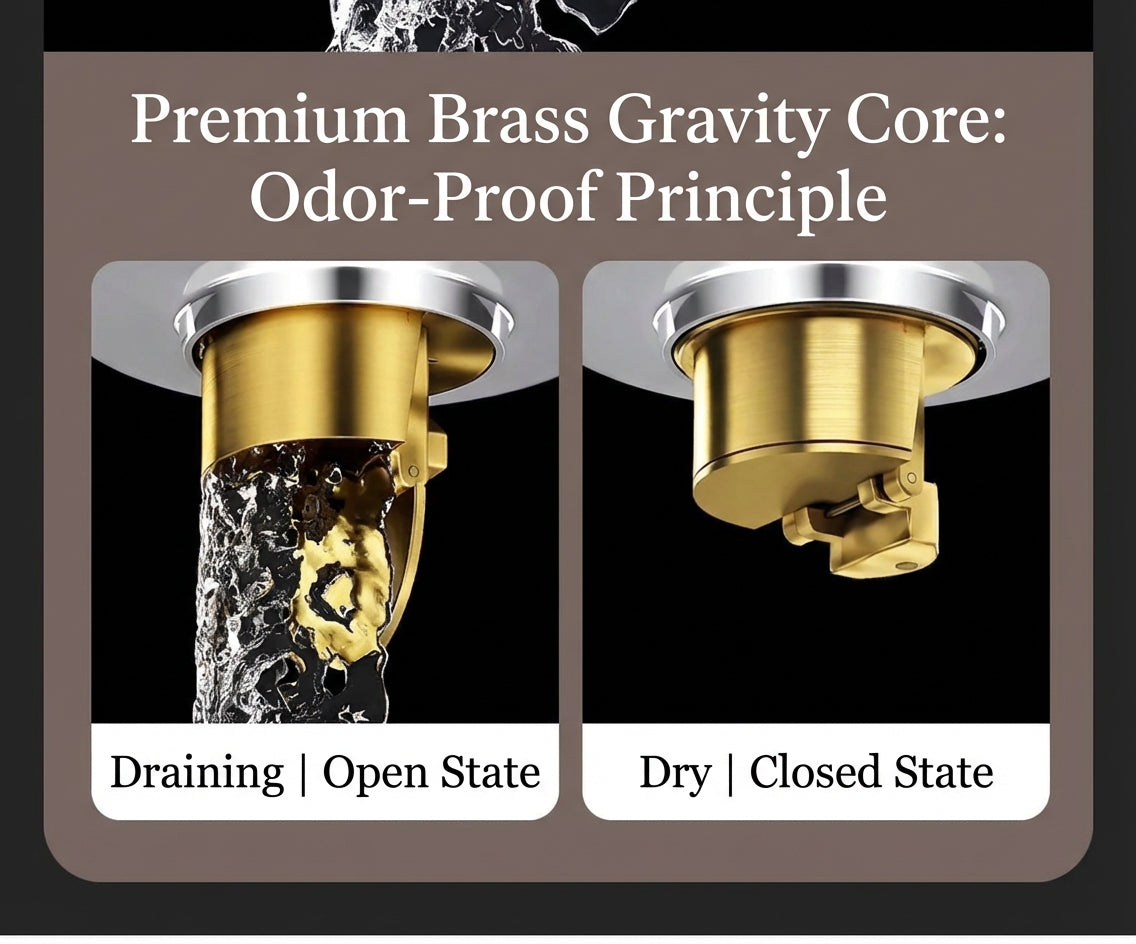 Stainless Steel Anti-Odor Square Floor Drain