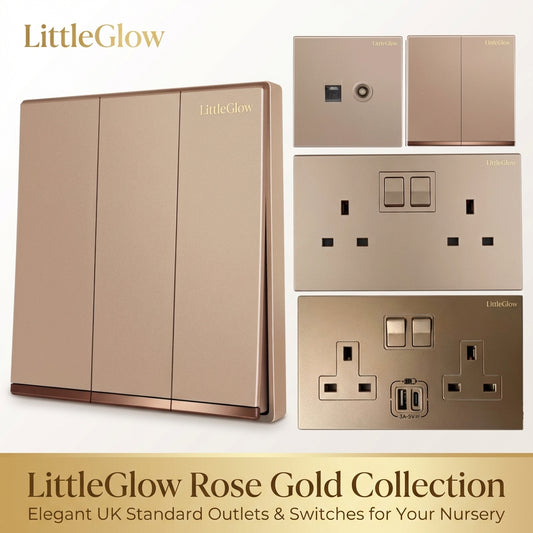 Legrand Rose Gold 13A Switched Wall Socket with USB