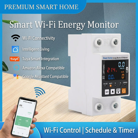TAXNELE Smart WiFi Energy Meter & Circuit Protector