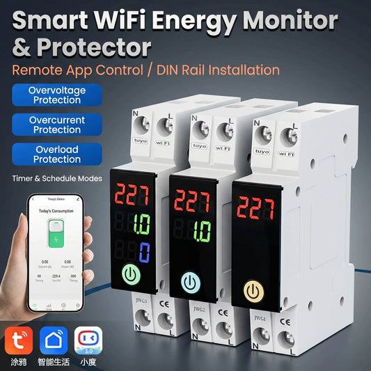Smart WiFi Circuit Breaker & Energy Monitor