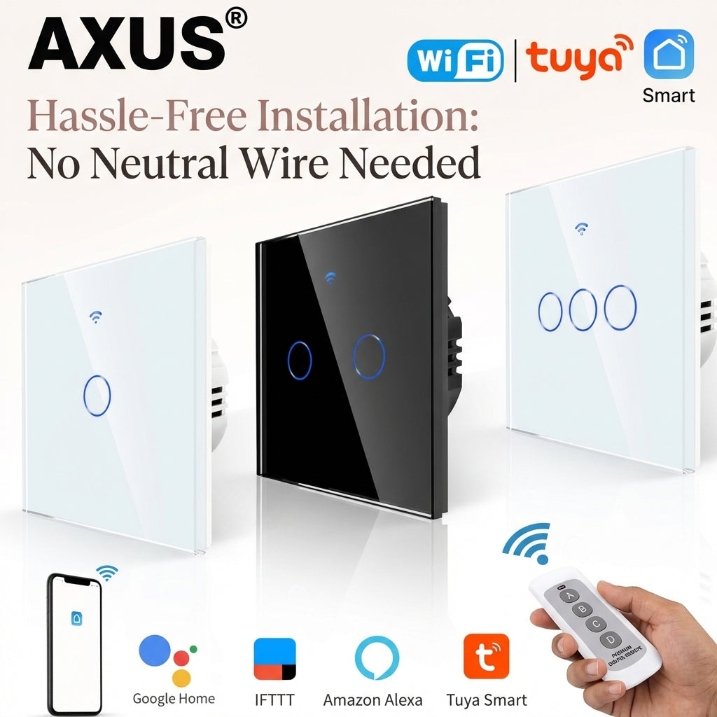 EU WiFi Smart Light Switches Touch Switch