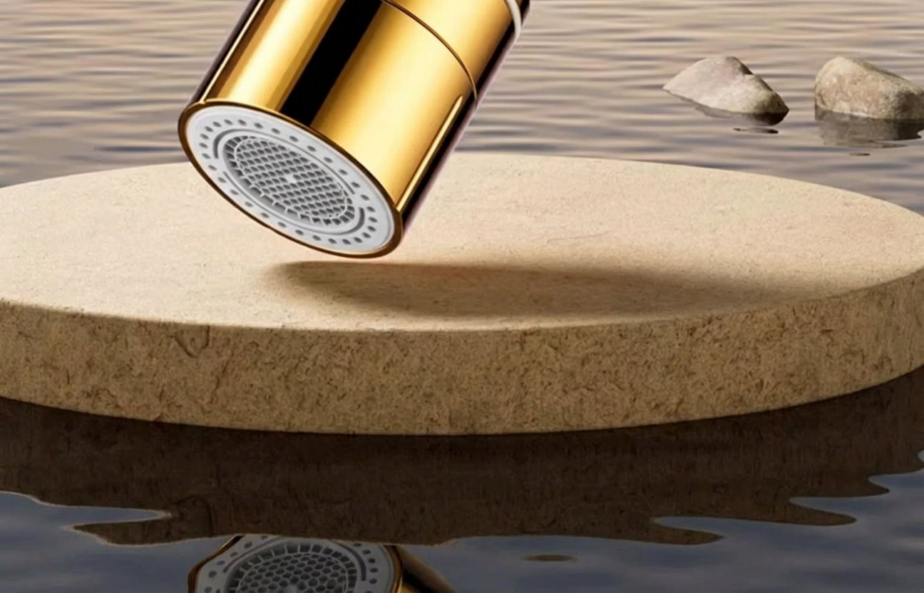 Solid Brass 1440° Swivel Splash-Proof Faucet Extender