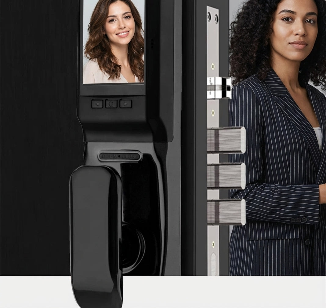 3D Face Recognition Smart Door Lock with Video Display