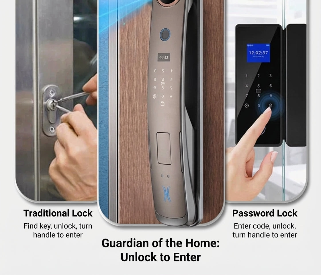 3D Face Recognition Smart Door Lock with Video Display