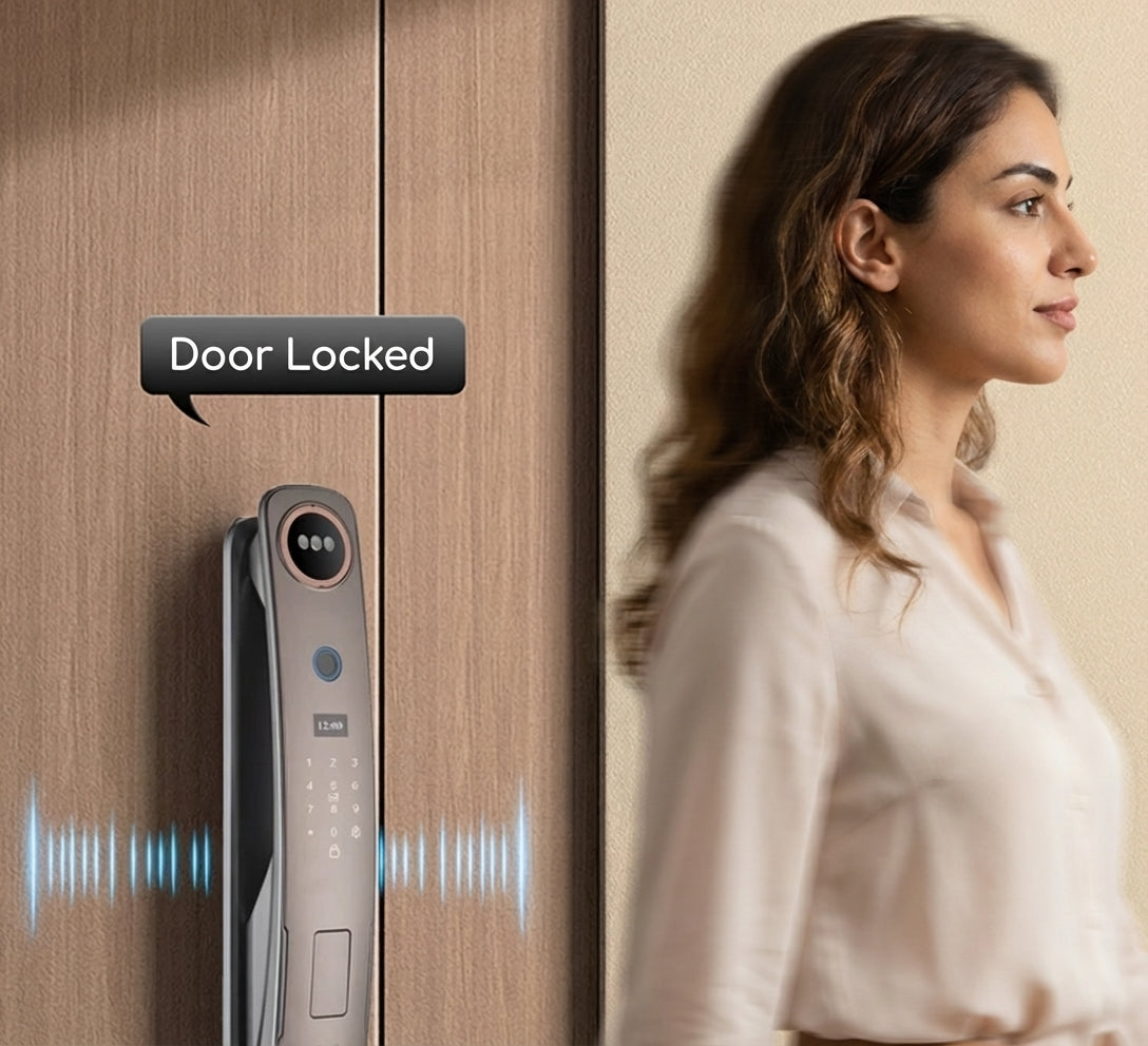 3D Face Recognition Smart Door Lock with Video Display