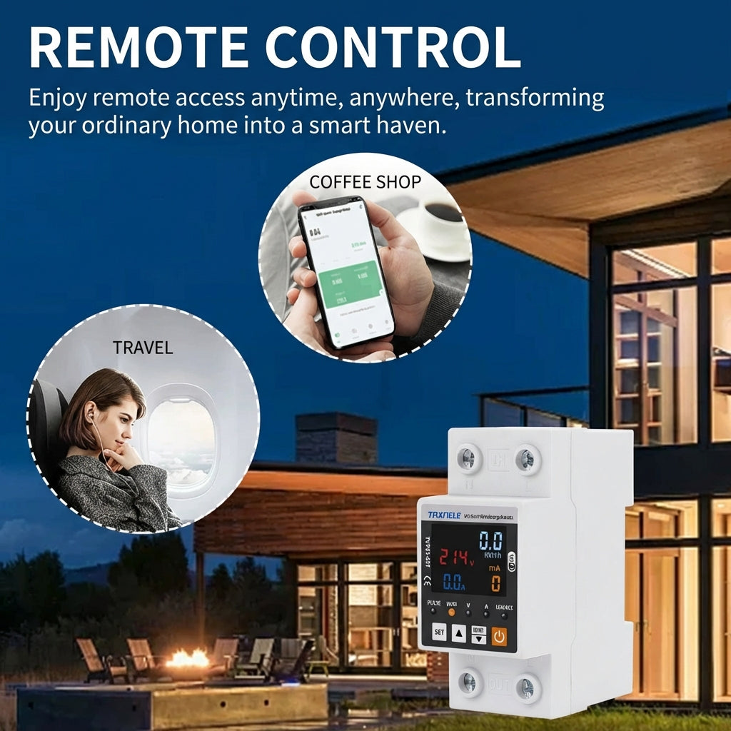 TAXNELE Smart WiFi Energy Meter & Circuit Protector