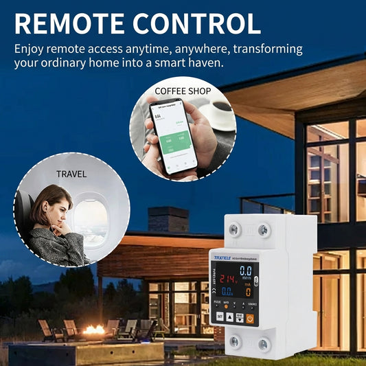 TAXNELE Smart WiFi Energy Meter & Circuit Protector