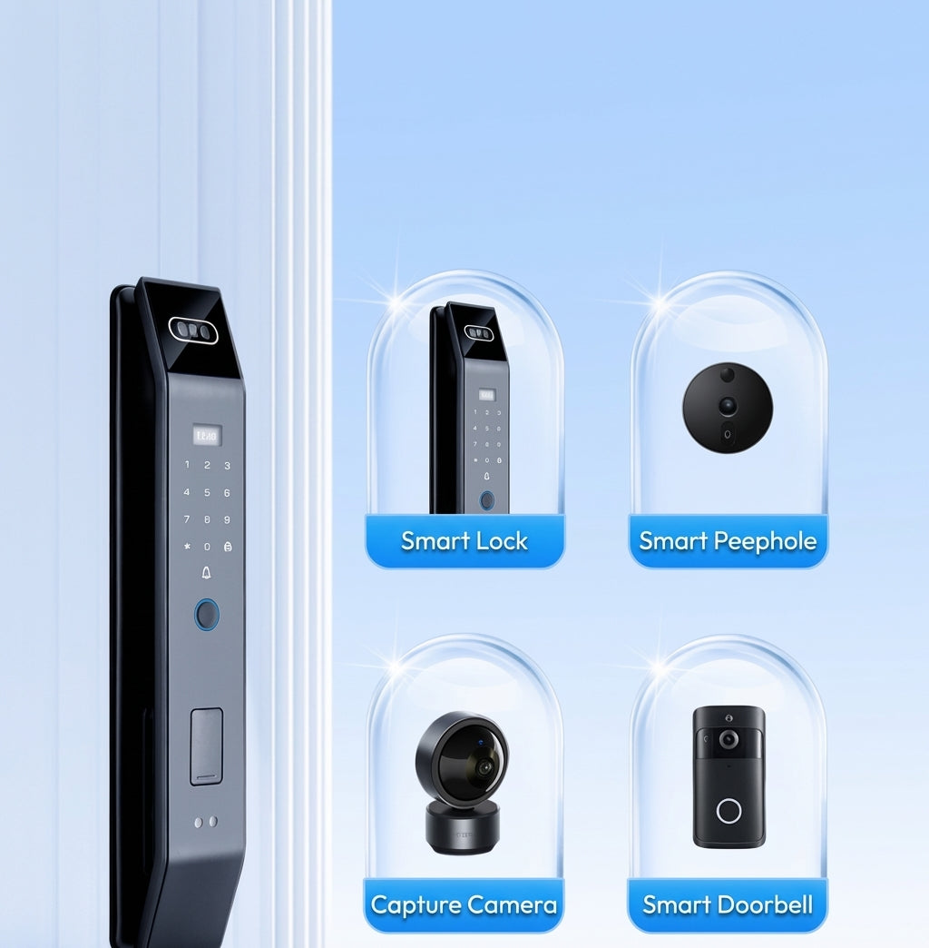 3D Face Recognition Smart Door Lock with Video Display