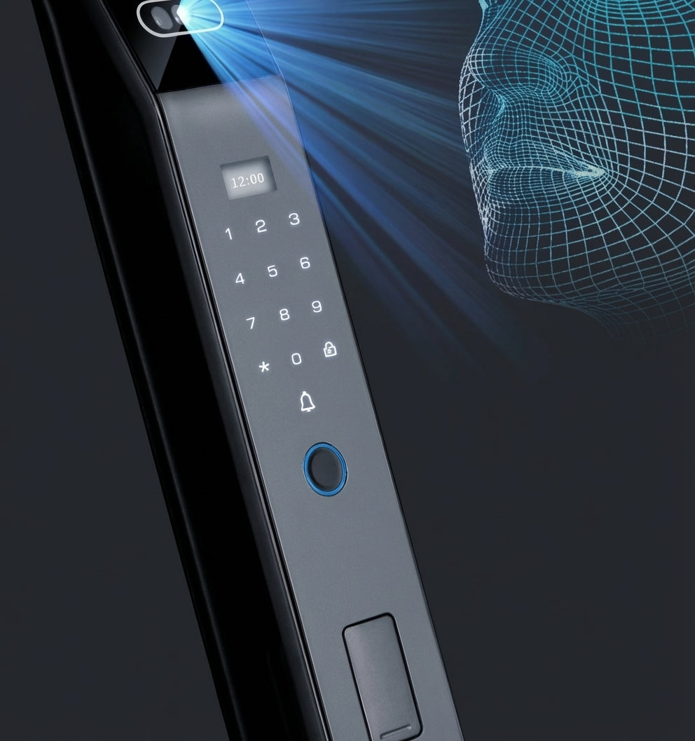 3D Face Recognition Smart Door Lock with Video Display