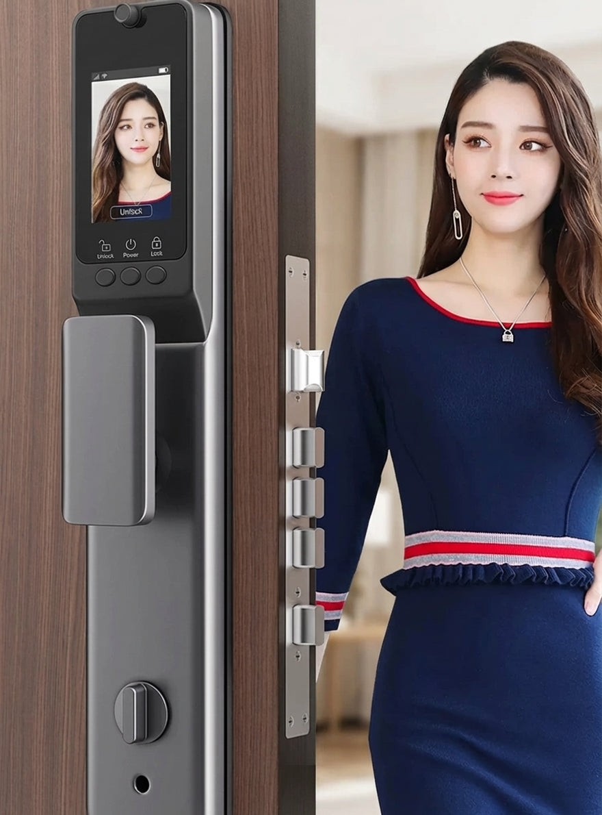 3D Face Recognition Smart Door Lock with Video Display