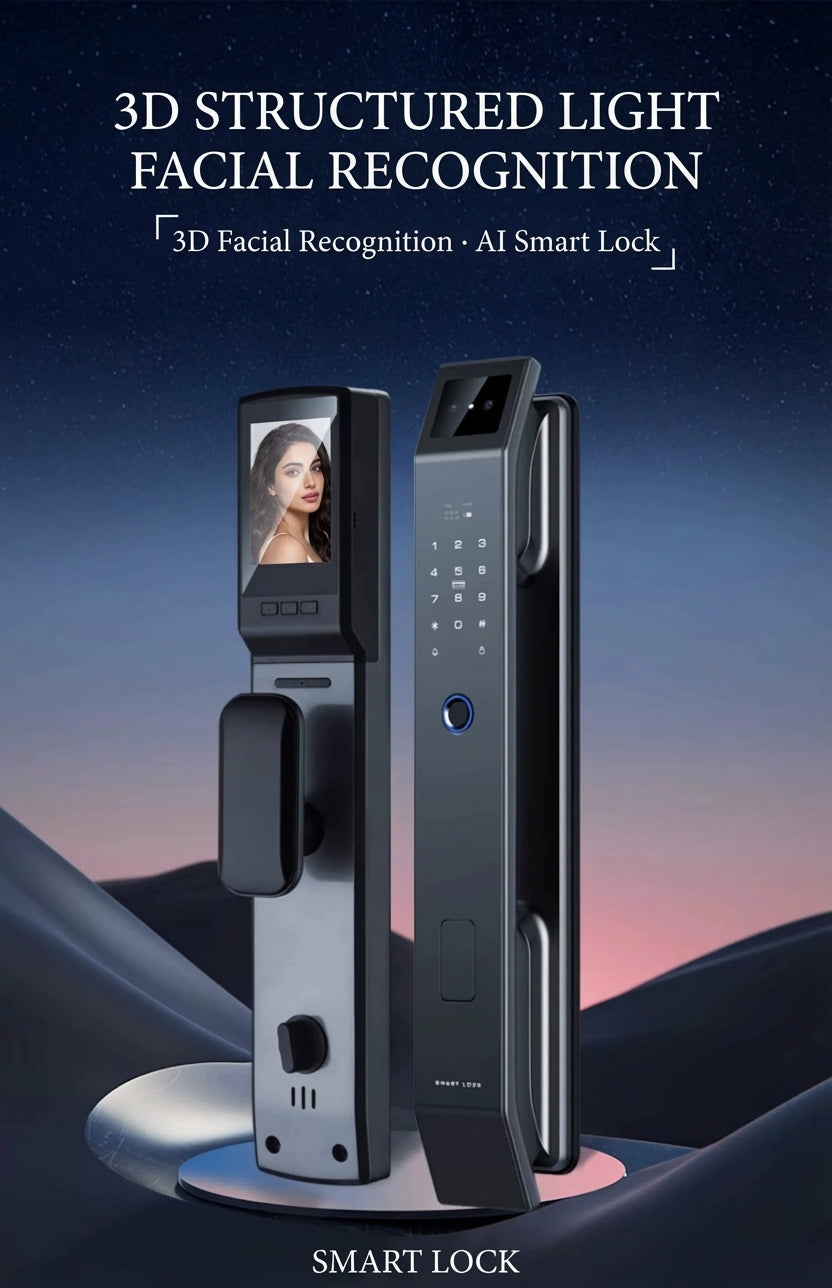 3D Face Recognition Smart Door Lock with Video Display