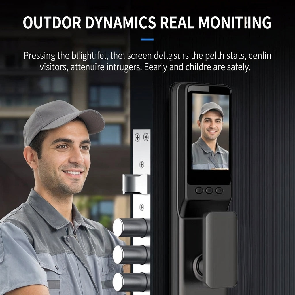 3D Face Recognition Smart Door Lock with Video Display