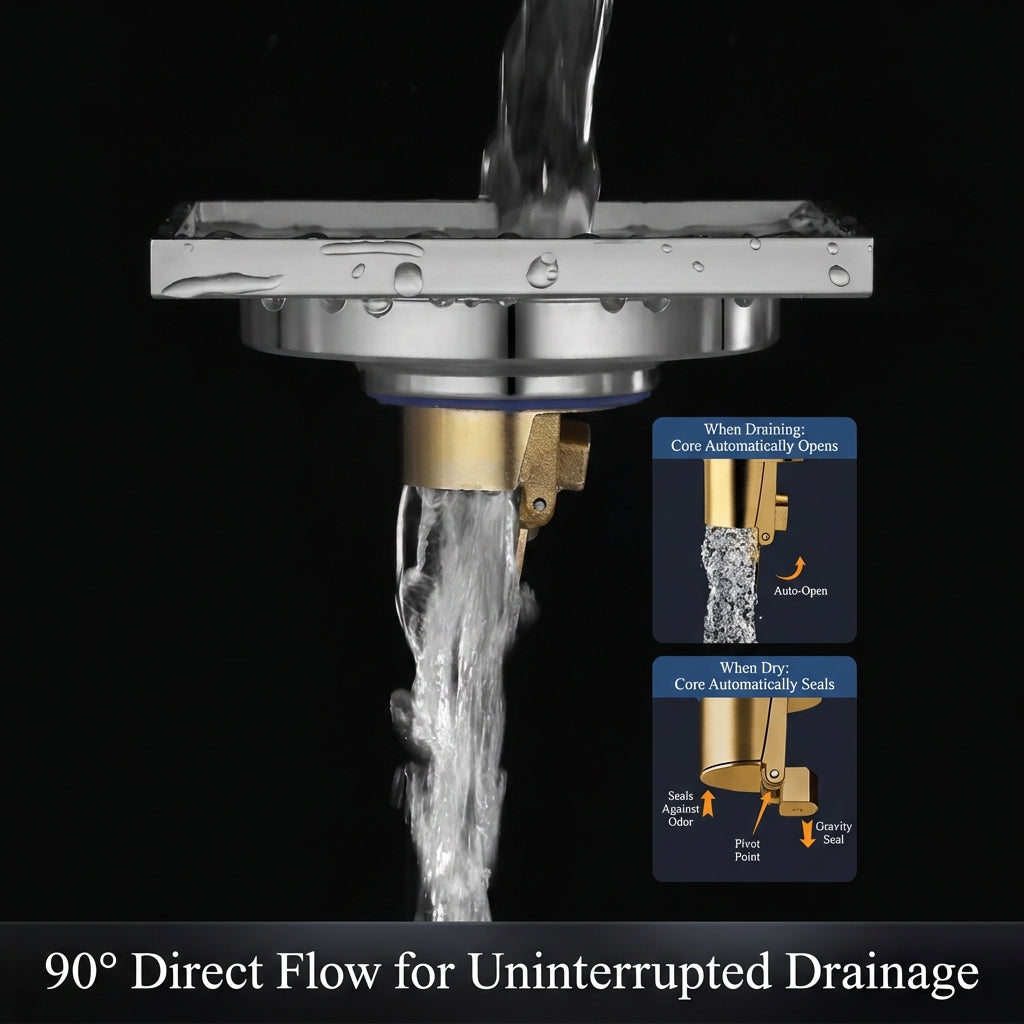 Stainless Steel Anti-Odor Square Floor Drain