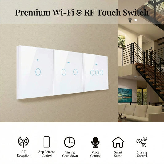 EU WiFi Smart Light Switches Touch Switch