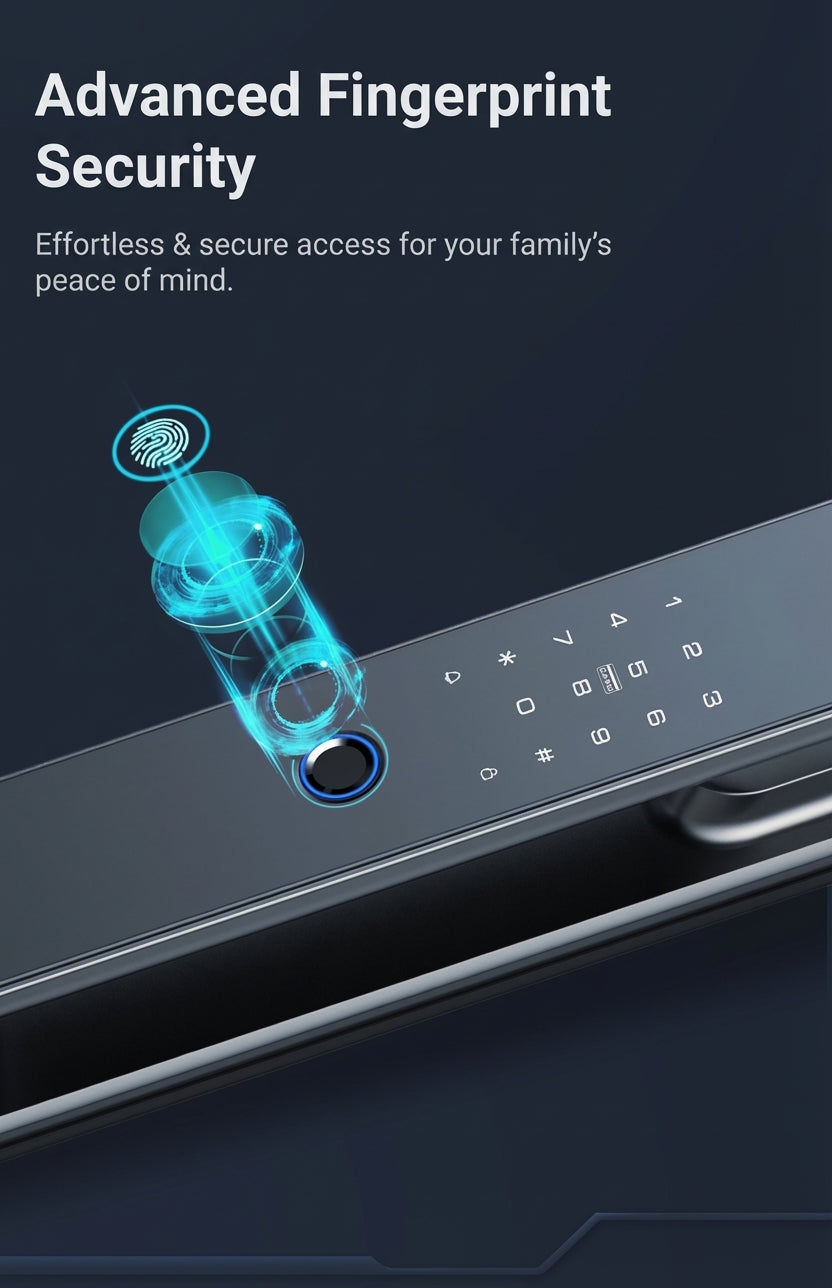 3D Face Recognition Smart Door Lock with Video Display