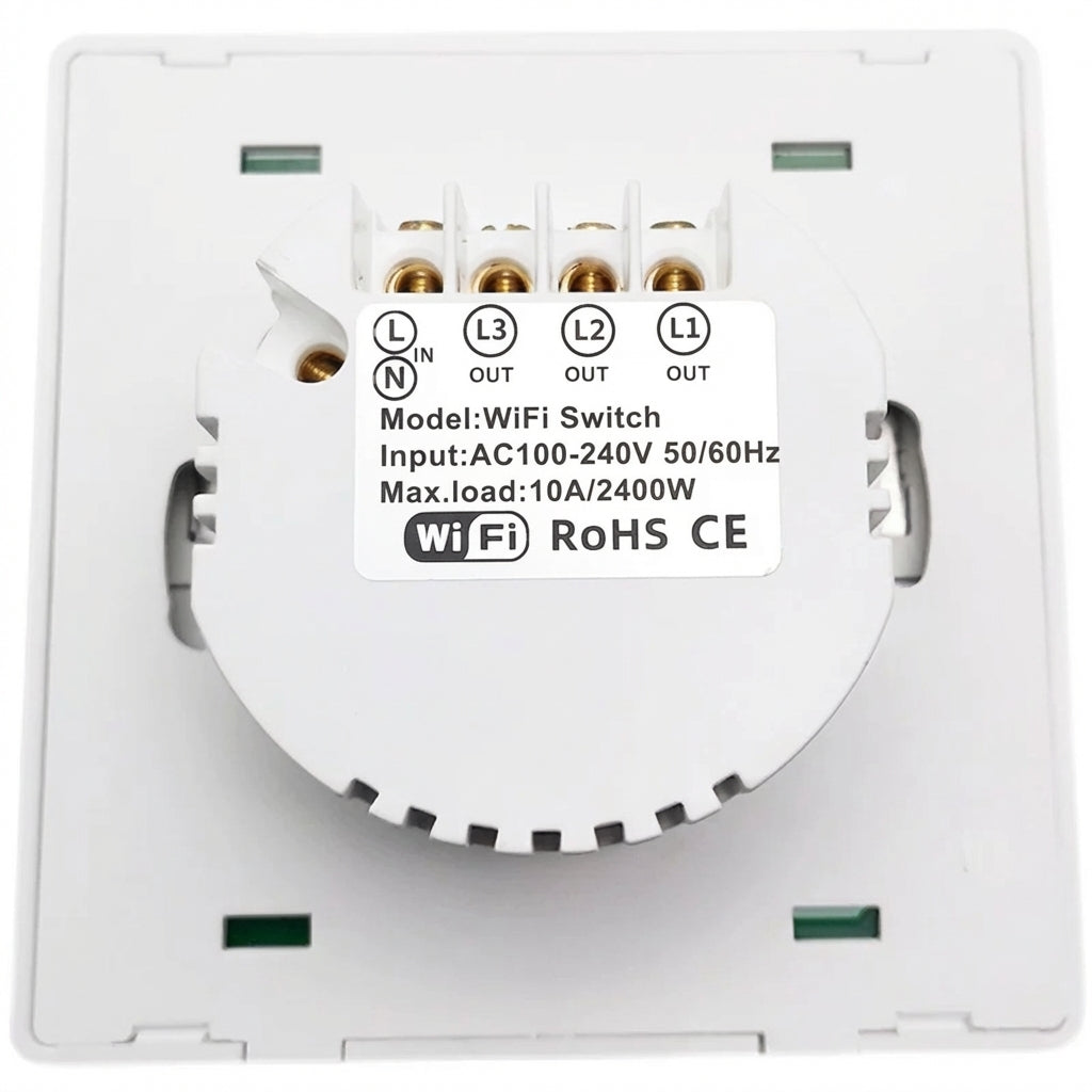 Smart WiFi Wall Light Switch with App & Voice Control