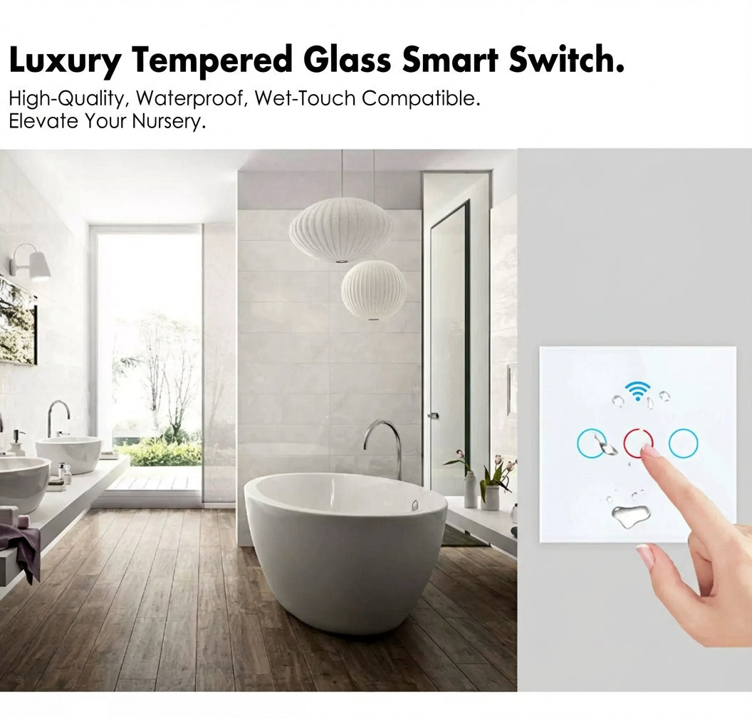 EU WiFi Smart Light Switches Touch Switch