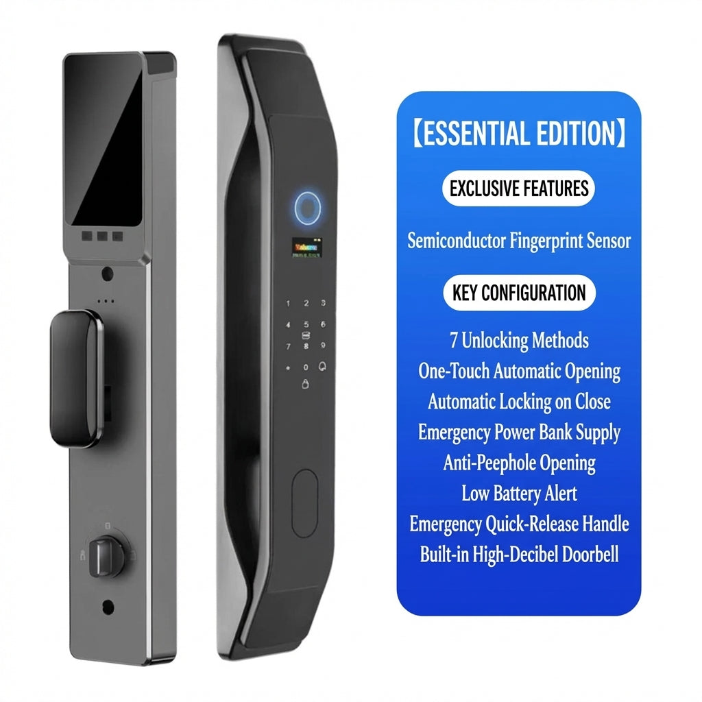 3D Face Recognition Smart Door Lock with Video Display