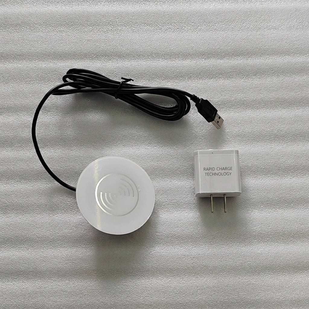 Sliding Desk Power Strip with Wireless Charger