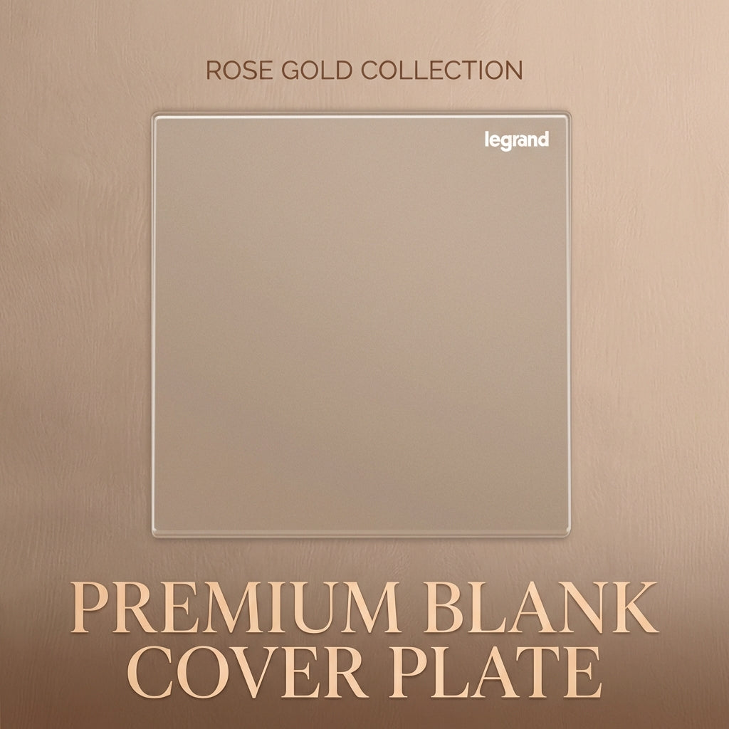 Legrand Rose Gold 13A Switched Wall Socket with USB