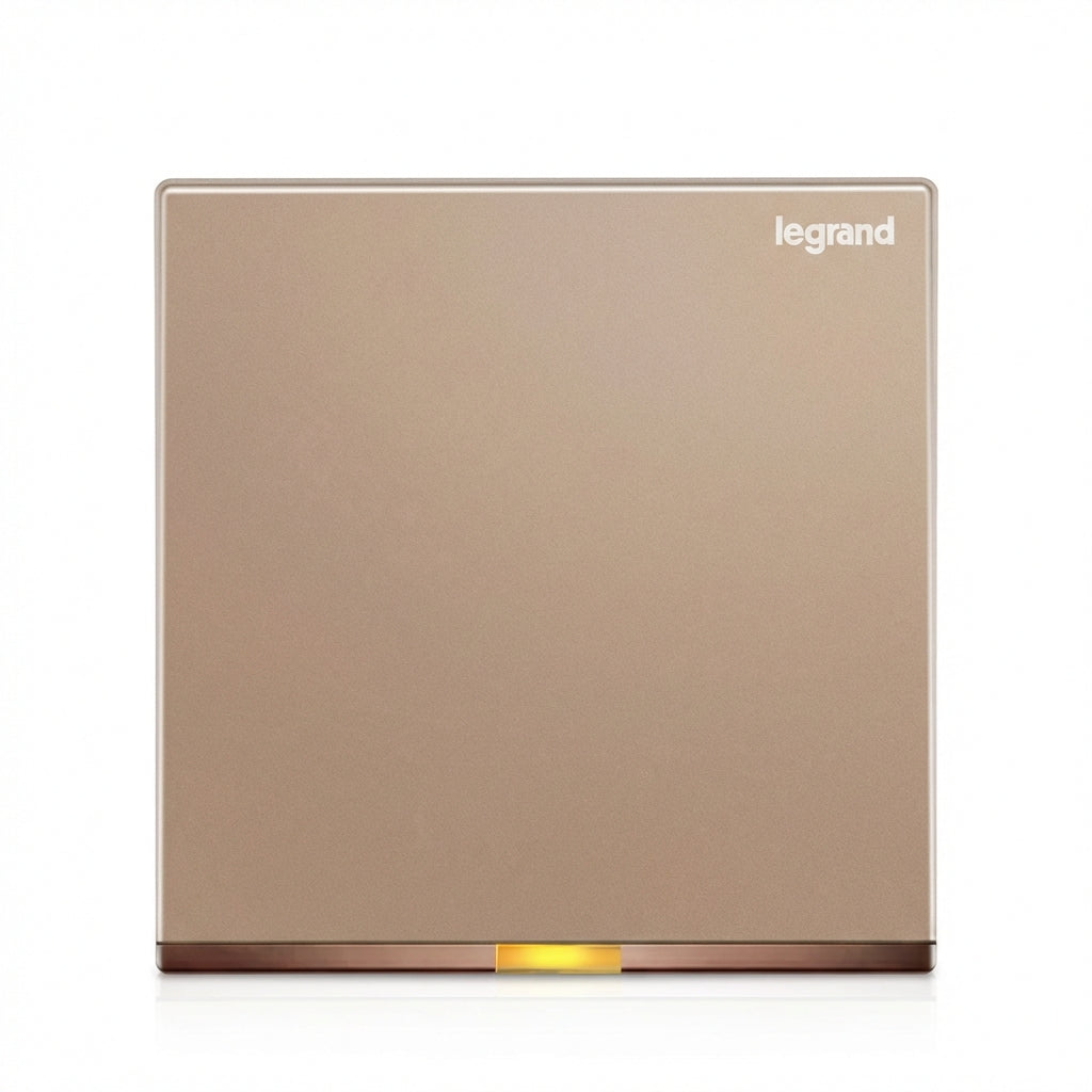 Legrand Rose Gold 13A Switched Wall Socket with USB